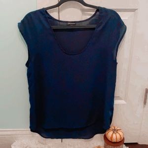 Navy blouse